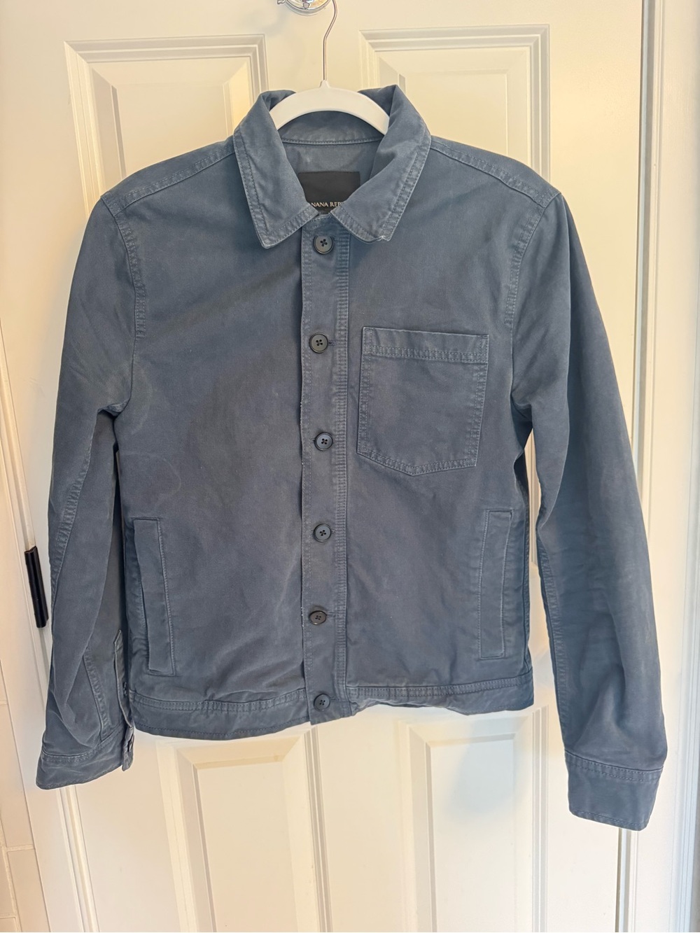Banana Republic Men's Twill Blue Trucker’s Jacket size S